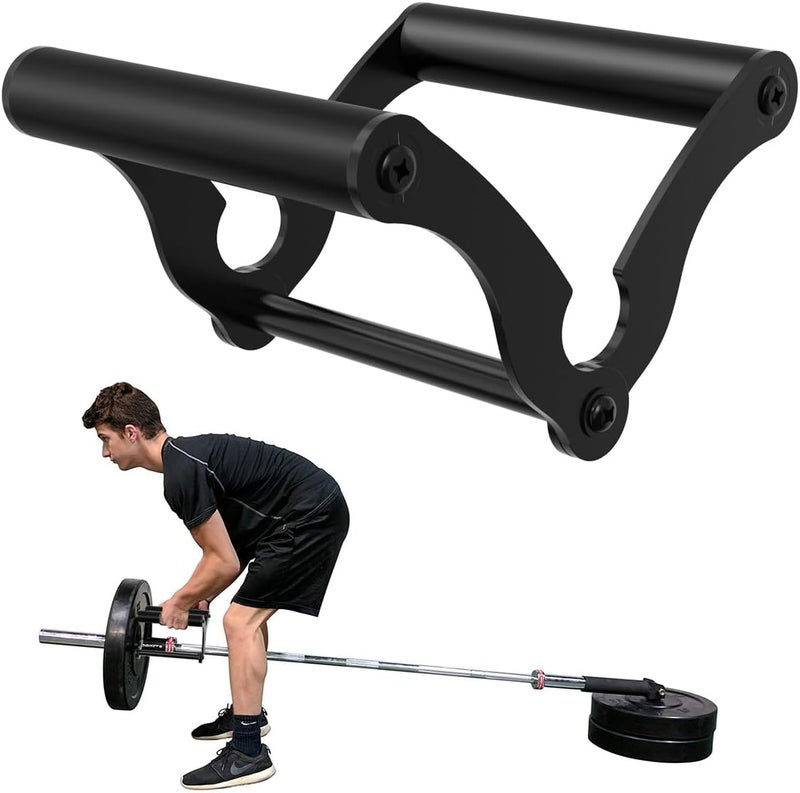 AimiDream V Bar Landmine Handle Attachment for Barbell Bar, Solid Multi-Grip Landmine Handle Attachment with Non-Slip Rubber Handle, Fits Olympic Bars Strength Training Bars - Image 1